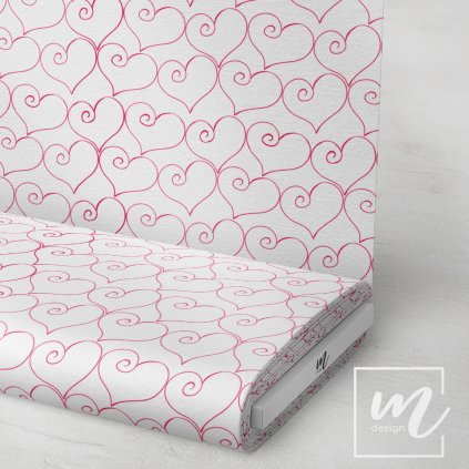 757017 srdce červené malované látka 3