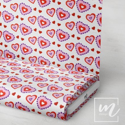 757018 srdce na bílé LÁTKA 3