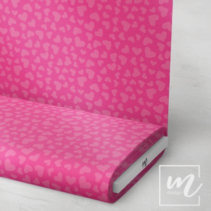 757024 srdce růžové látka 3