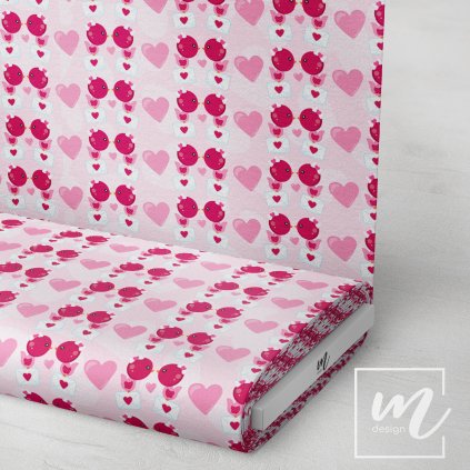 757025 srdce a ptáčci LÁTKA 3