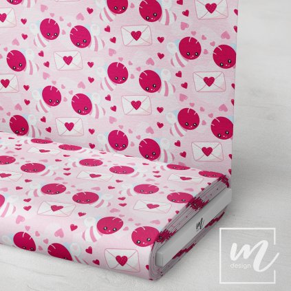 757041 srdce a včelička s dopisem LÁTKA 3