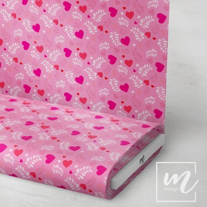 757083 srdíčka a větvičky látka 3