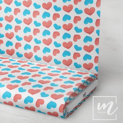 757095 barevné srdce LÁTKA 3