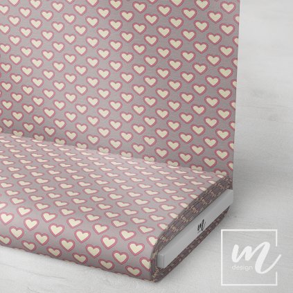 757097 srdce na šedé LÁTKA 3