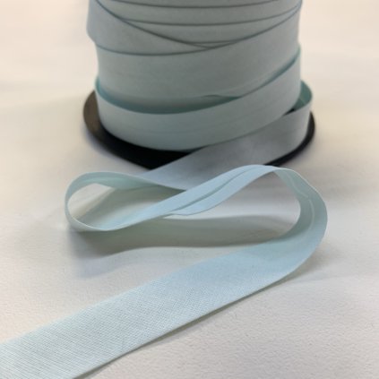 šikmý proužek bavlna 18mm mint světlá 700124