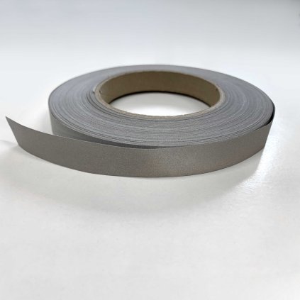 reflexní pásek termotransferový 25mm stříbrný