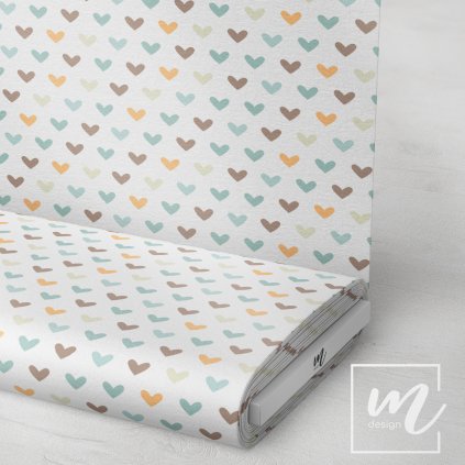 757002 2 srdíčka na bílé látka 3