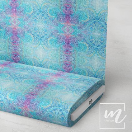 709116 tvary duhové látka 3