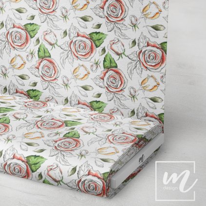 702021 akvarelové růže látka 3