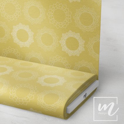 729005 mandala bílá krajková látka 3