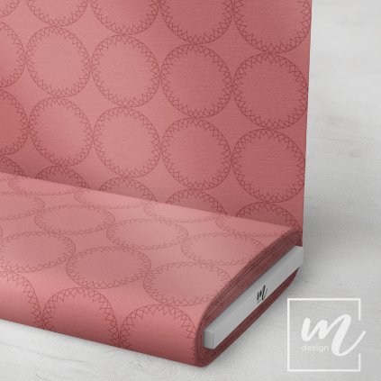 729008 mandala na strarorůžové látka 3