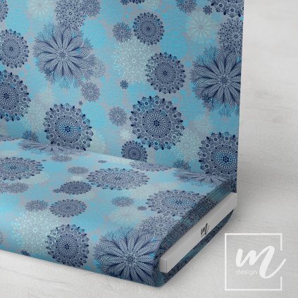 729046 mandala by Michell na šedé látka 3