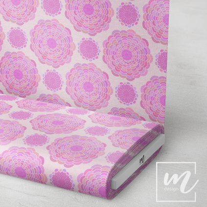 729048 mandala růžová látka 3