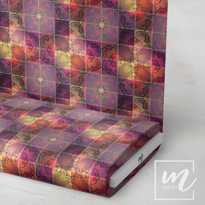 729051 mandala zlato fialová látka 3