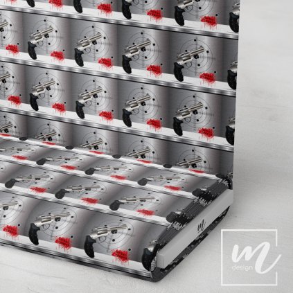 725014 zbraně s červeným látka 3