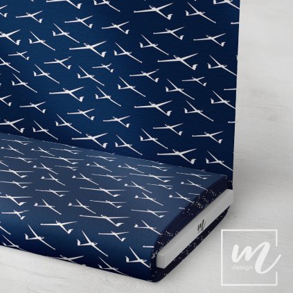 725015 letadla větroň na modré látka 3