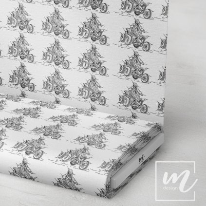 725017 čtyřkolka na bílé látka 3