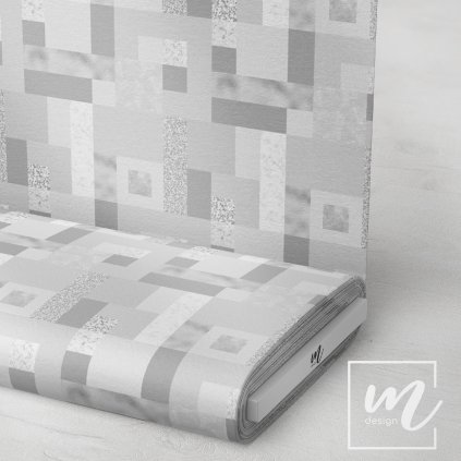 713011 2 abstrakt geometry obdélník šedá látka 3