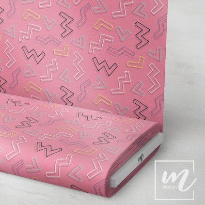 713017 geometrické tvary látka 3