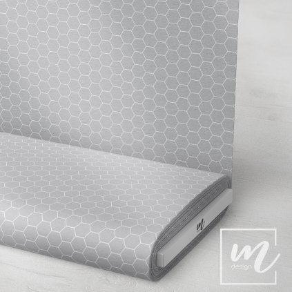 713018 10 plástev šedá látka 3