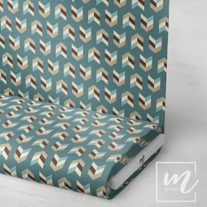 713019 2 rybí kost na zelené látka 3