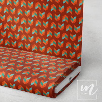 713193 rybí kost na červené