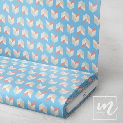 713019 6 rybí kost na světle modré látka 3