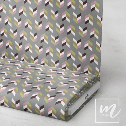 713019 10 rybí kost na šedé látka 3