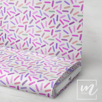 713070 geometrický vzor na bílé látka 3