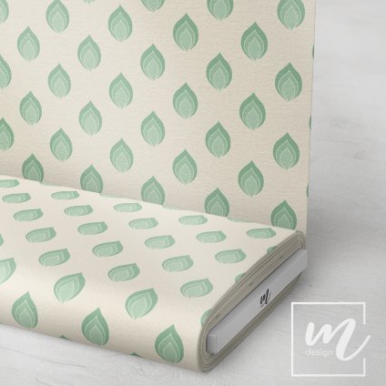 713073 geometrický vzor lístky látka 3