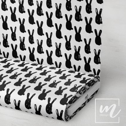 707029 černobílý vzor látka 3