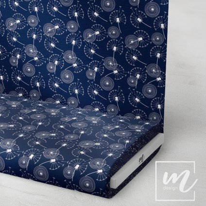 726061 4 pampeliška 1 bílá na modré látka 3