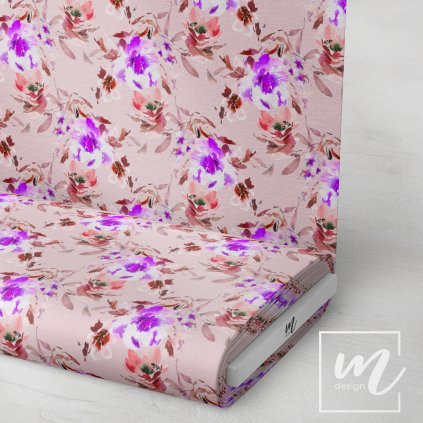 726132 květy akvarel látka 3