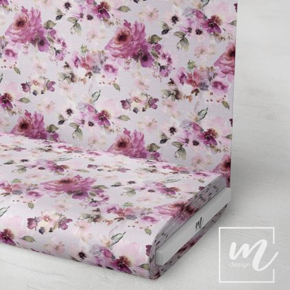 726134 květy akvarel látka 3