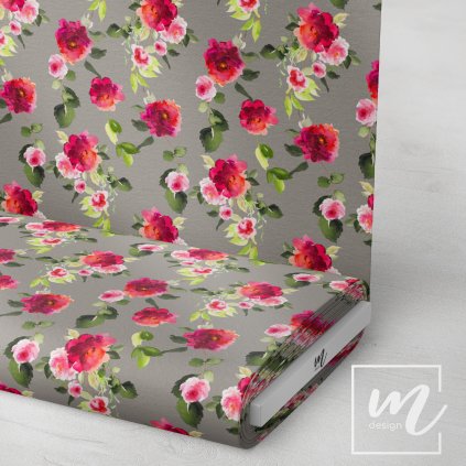 726137 květy akvarel látka 3