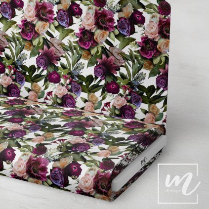 726220 květy Halcyon látka 3