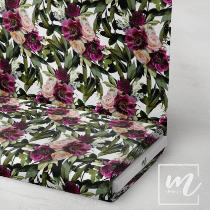 726221 květy Halcyon látka 3