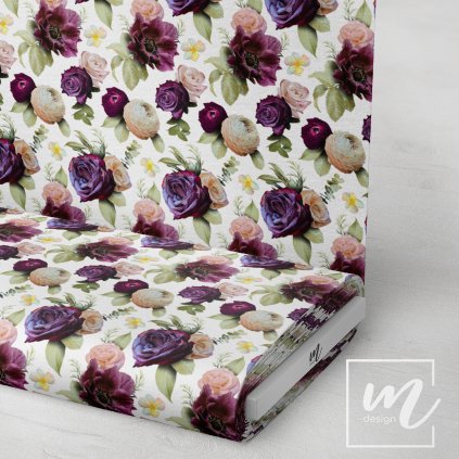 726222 květy Halcyon látka 3