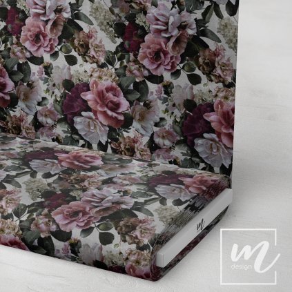 726223 3 květy moruše Gray látka 3