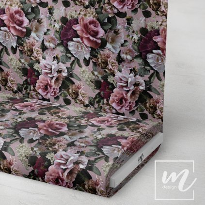 726223 6 květy morušel Mauve látka 3