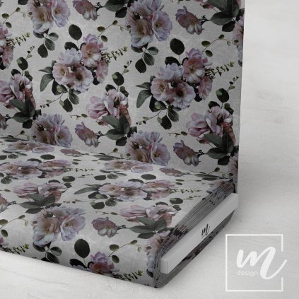 726226 3 květy moruše Gray látka 3