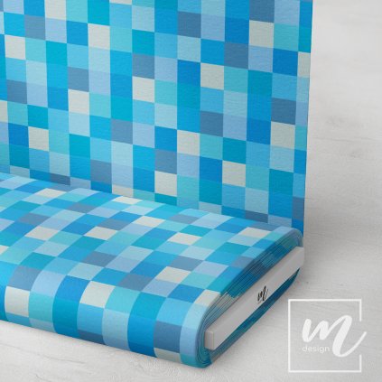 722005 2 pixel modrý látka 3