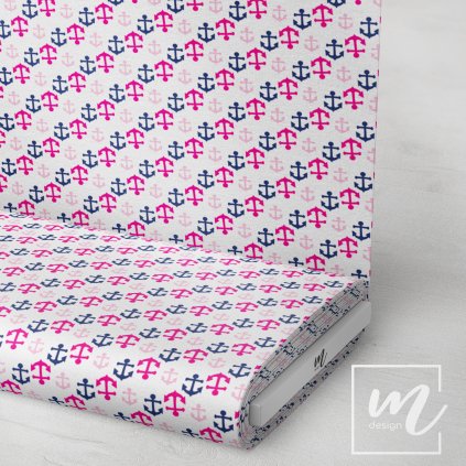 732020 kotvičky růžové modré látka 3
