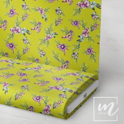 770001 11 letní romance by Michelles Design na žluté látka 3