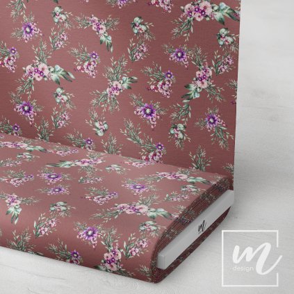 770001 15 letní romance by Michelles Design na hnědé látka 3