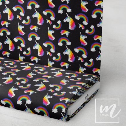 770009 2 jednorožci by Jana cerna látka 3