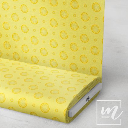 770018 12 Swirl yellowby Terez přechod látka 3