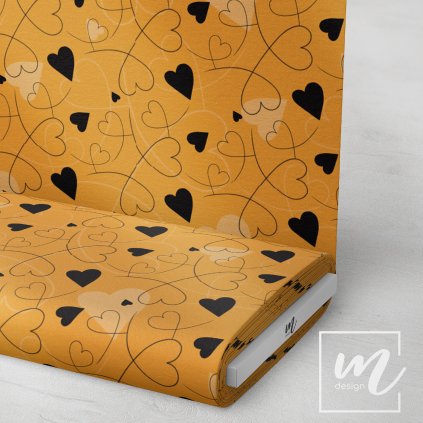 770030 SPOJOVANA SRDÍČKA BY jana NA HOŘČICOVÉ látka 3