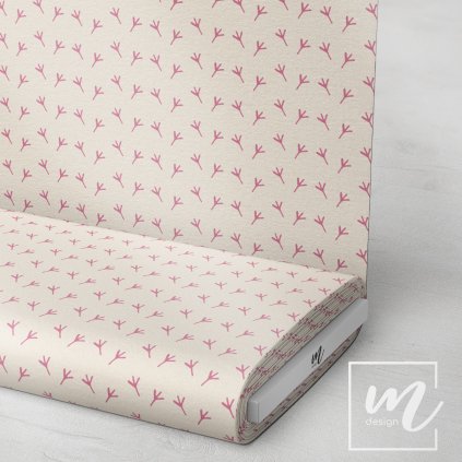 713085 2 ptačí stopy na smetanové látka 3