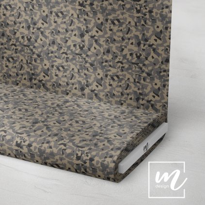 731210 maskáč camouflage polygon šedo hnědý látka 3